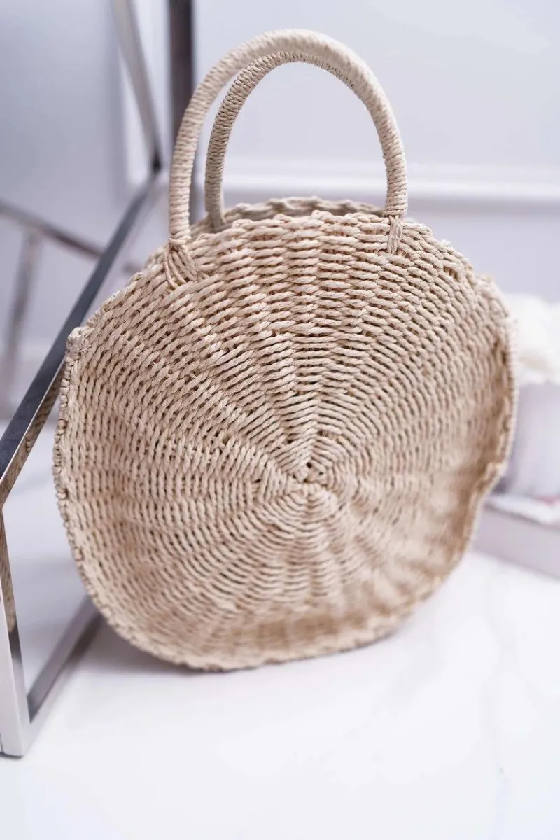 Torebki Klasyczne>Boto Damska Torebka Pleciona Octario Beżowa