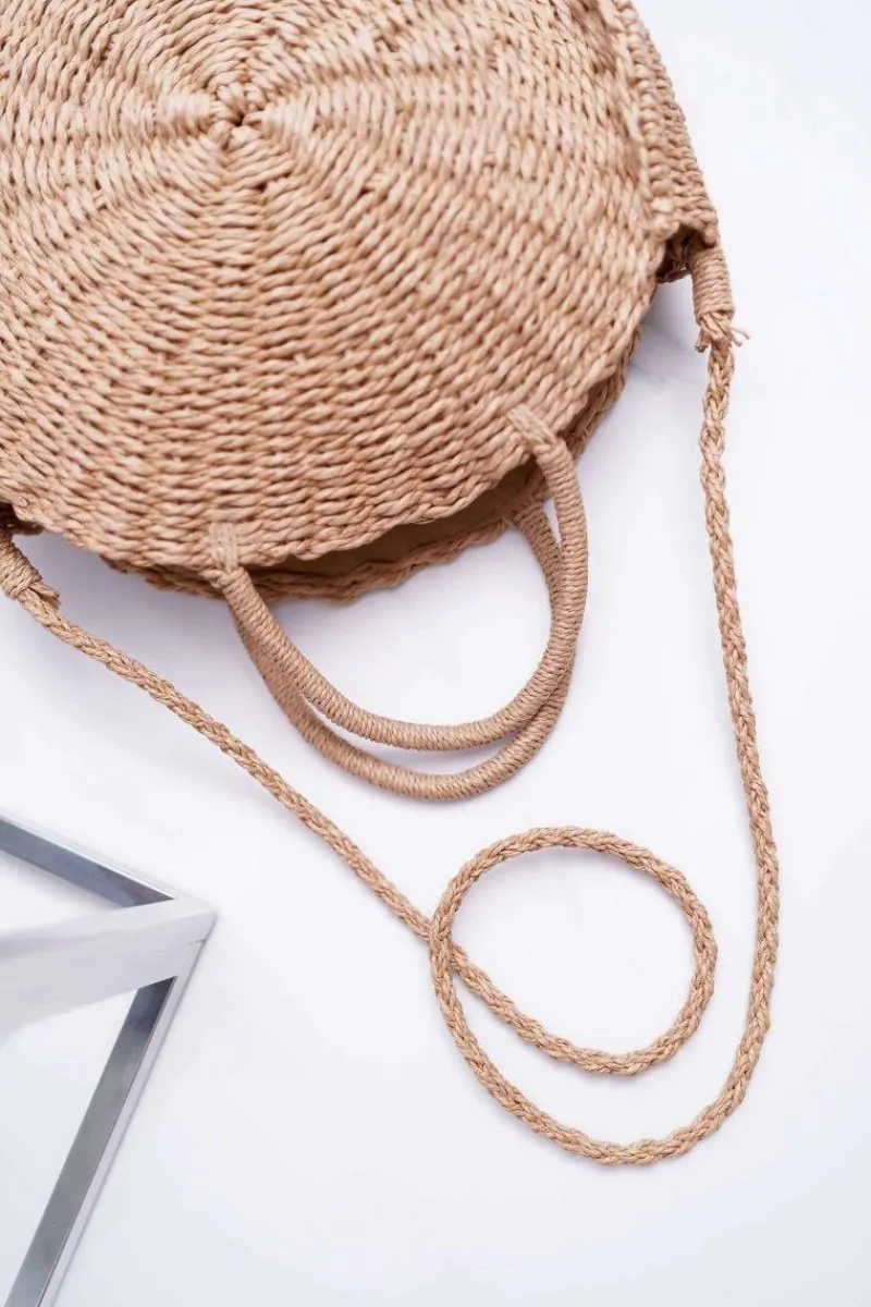 Hot Boto Damska Torebka Pleciona Octario Camel