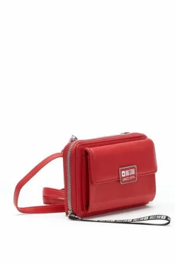 Listonoszki|Kopertówki></noscript>Big Star Shoes Damska Torebka Portfel 2w1 BIG STAR GG674008 Czerwona