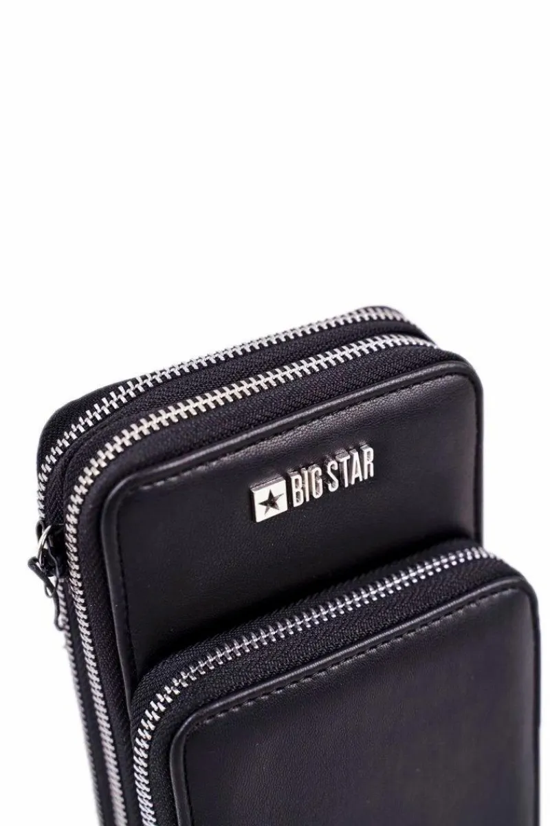 New Big Star Shoes Damska Torebka Portfel 2w1 BIG STAR GG674004 Czarna