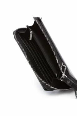 New Damska Torebka Portfel 2w1 BIG STAR GG674007 Czarna Listonoszki|Kopertówki