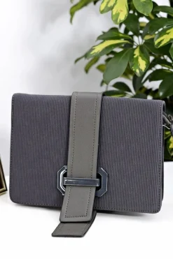 Listonoszki>Boto Damska Torebka Szara Listonoszka