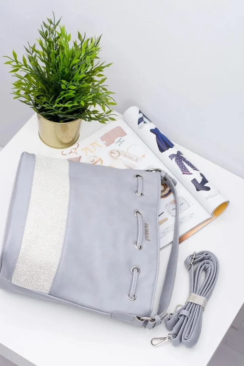 Best Monnari Damska Torebka Szara Worek