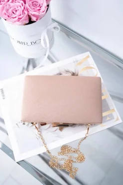 Kopertówki>Boto Damska Torebka Wieczorowa Brokatowa Różowa