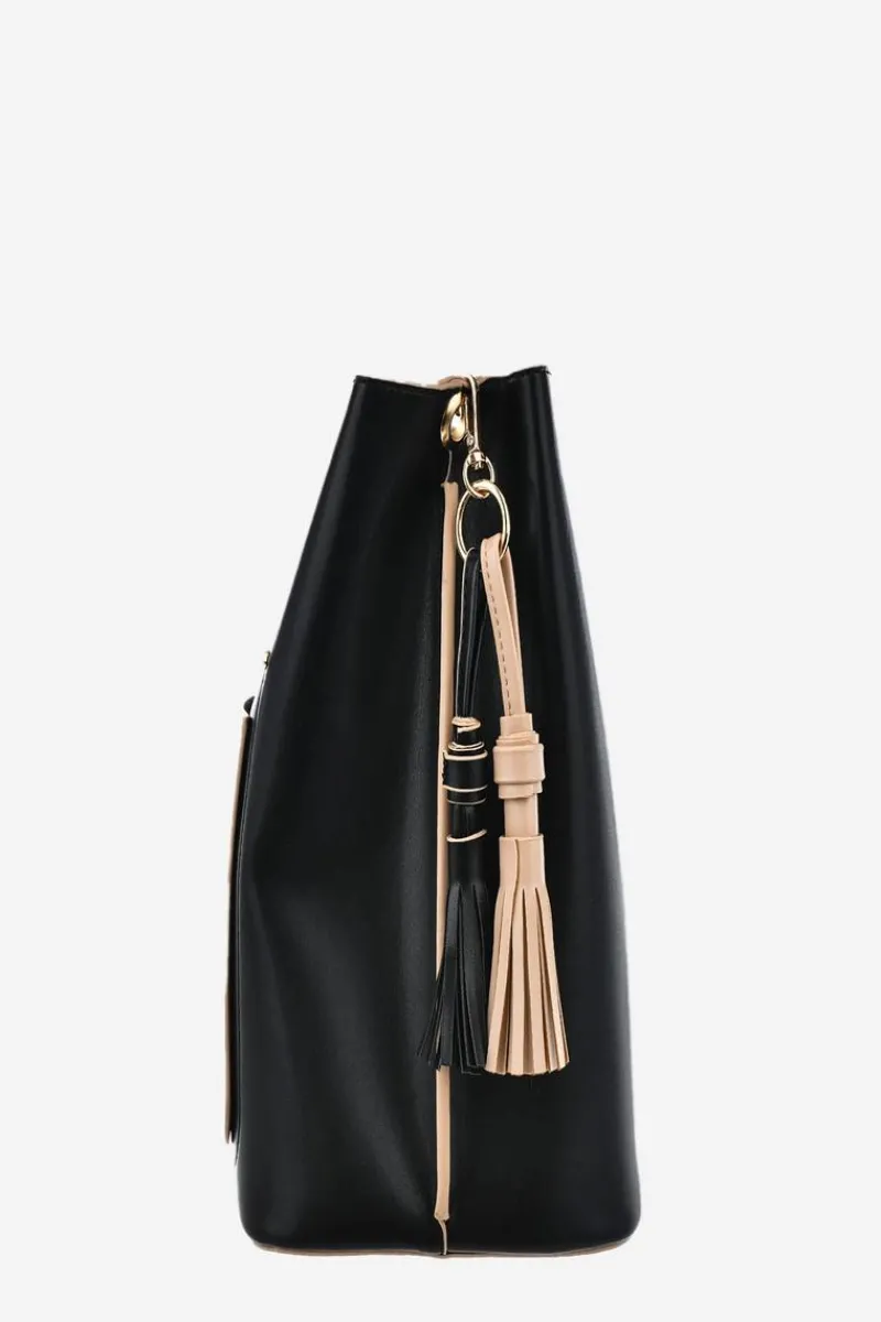 Torebki Klasyczne>Big Star Shoes Damska Torebka Z Eko Skóry Big Star OO574138 Czarna