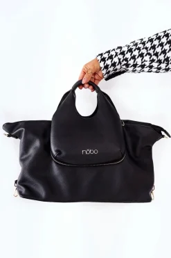 Outlet Damska Torebka Z Paskiem L2990 Czarna Torebki Nobo|Torebki Kuferki