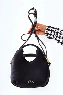 Outlet Damska Torebka Z Paskiem L2990 Czarna Torebki Nobo|Torebki Kuferki
