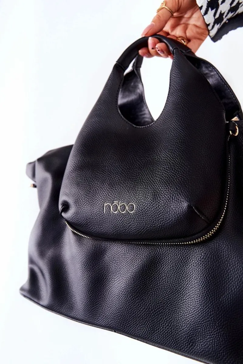 Outlet Damska Torebka Z Paskiem L2990 Czarna Torebki Nobo|Torebki Kuferki