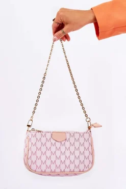 Hot Damska Torebka Z Portmonetką 3w1 Różowa Bormea Torebki Klasyczne|Listonoszki