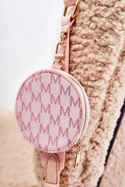 Hot Damska Torebka Z Portmonetką 3w1 Różowa Bormea Torebki Klasyczne|Listonoszki