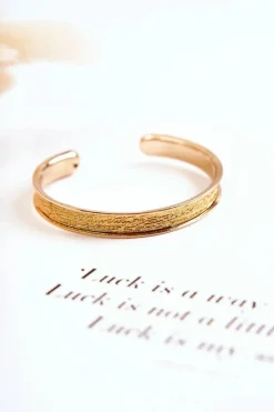 Discount Damska Wsuwana Bransoletka Z Tłoczeniem Złota Bransoletki