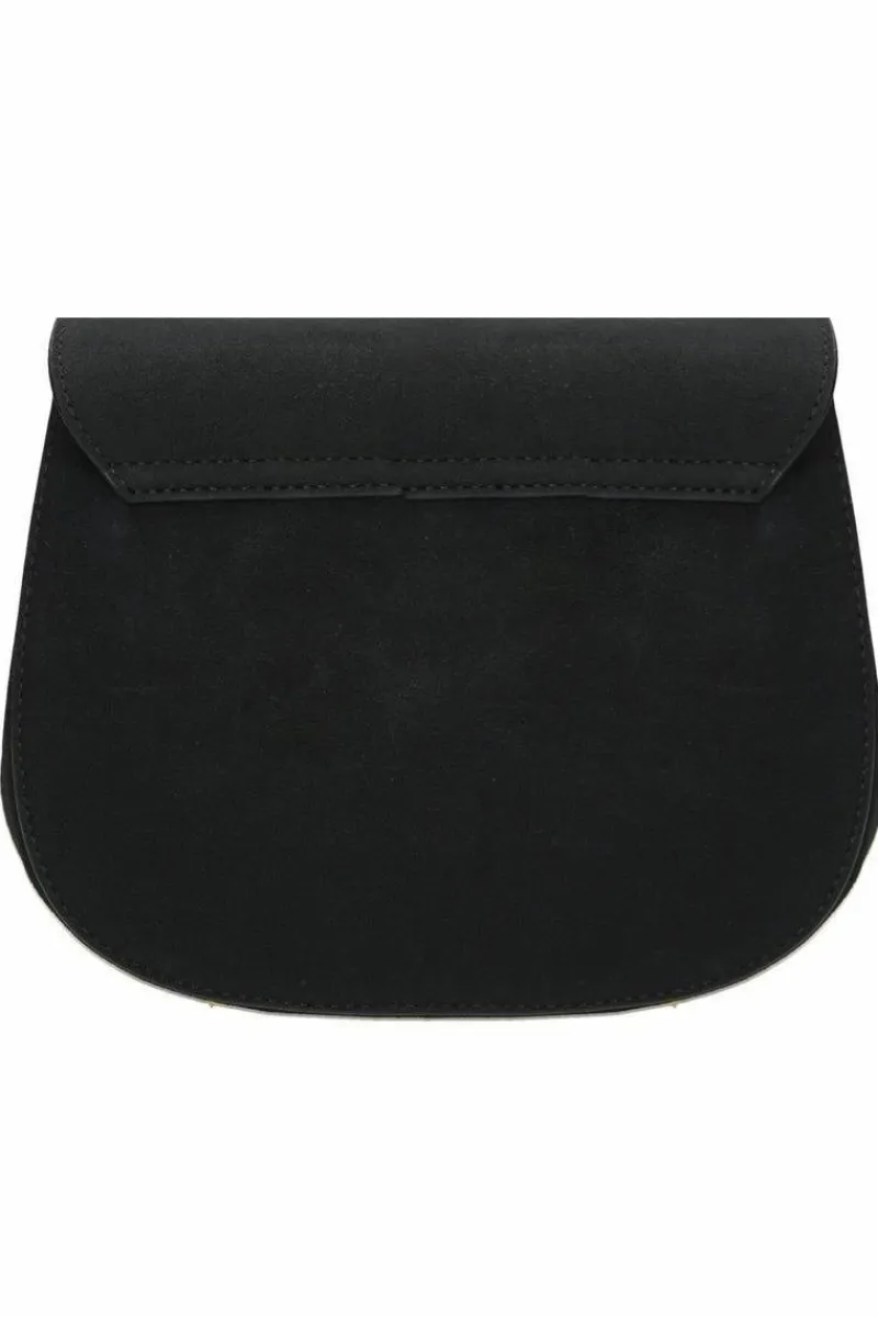 Clearance Nobo Damska Zamszowa Torebka Czarna NBAG-F0180-C020