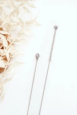 Naszyjniki>Glam Chic Damski Łańcuszek Z Kołem I Koniczyną Srebrny