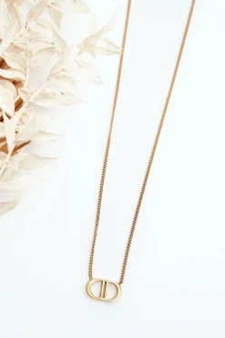 Best Damski Łańcuszek Ze Stali Nierdzewnej Złoty Naszyjniki