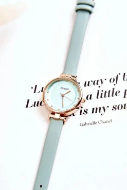 Hot Ernest Damski Analogowy Zegarek Miętowy