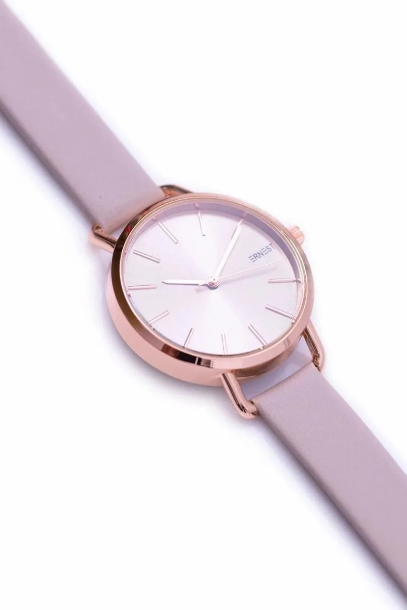 Zegarki>Ernest Damski Beżowy Zegarek Contero