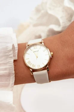 Sale Ernest Damski Biały Zegarek E97316