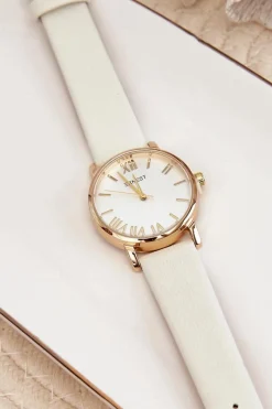 Sale Ernest Damski Biały Zegarek E97316