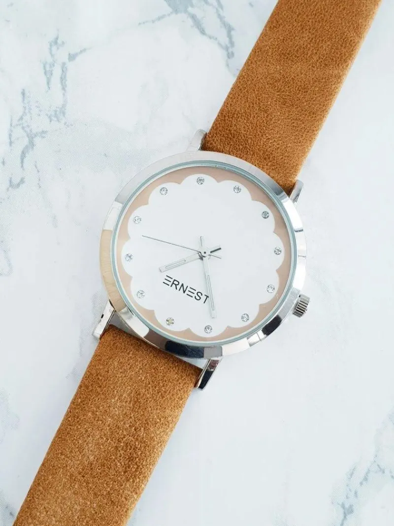 Outlet Damski Brązowy Zegarek Harmon Zegarki