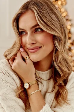 Discount Ernest Damski Delikatny Zegarek Na Bransolecie E97351