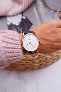 Hot Damski Granatowy Zegarek Vega Zegarki