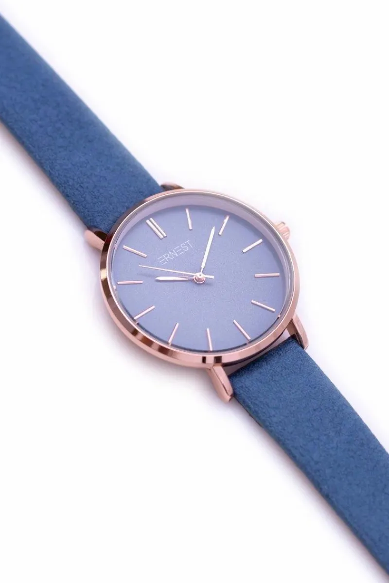 New Ernest Damski Granatowy Zegarek Montane