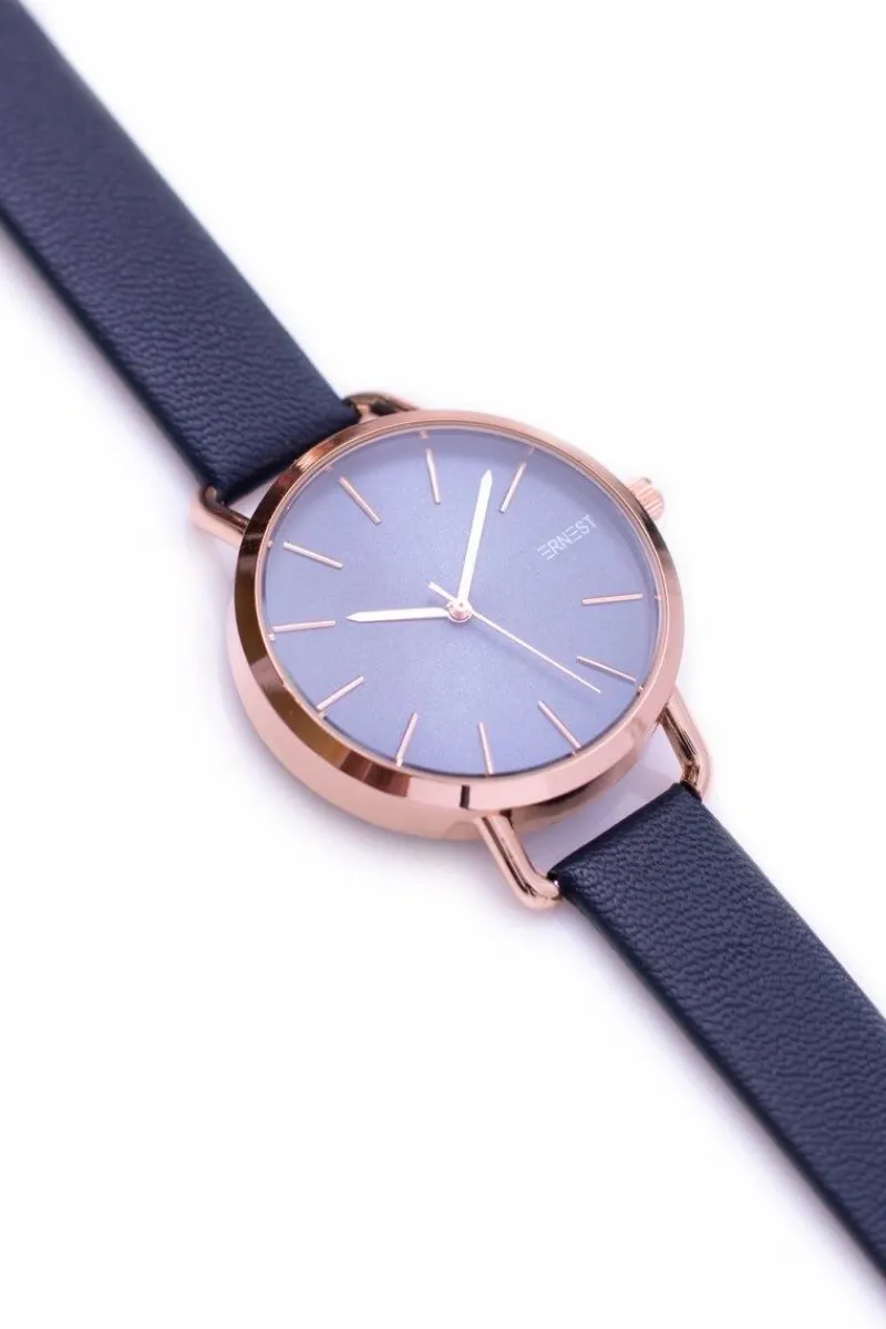 Zegarki>Ernest Damski Granatowy Zegarek Contero