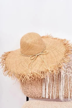 Best Boto Damski Kapelusz Słomkowy Beżowy Majla