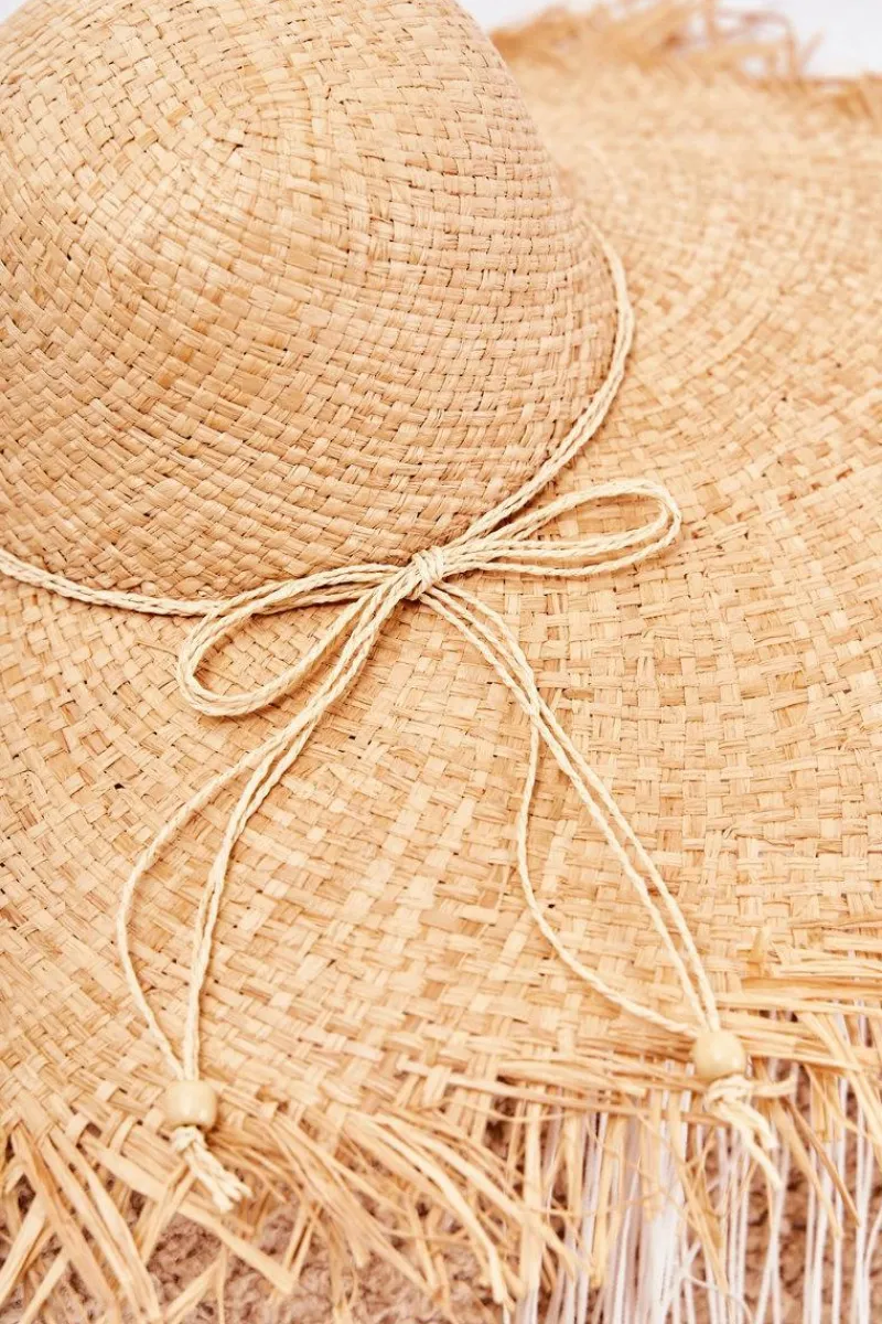 Best Boto Damski Kapelusz Słomkowy Beżowy Majla