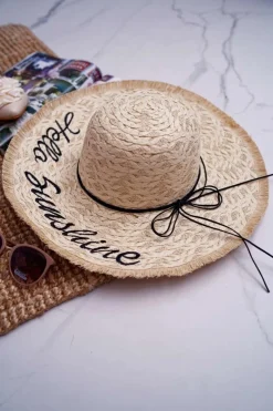 Best Boto Damski Kapelusz Słomkowy Słomiany kolor Sunshine