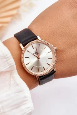 Zegarki>Michael John Damski Klasyczny Zegarek Na Pasku Czarny