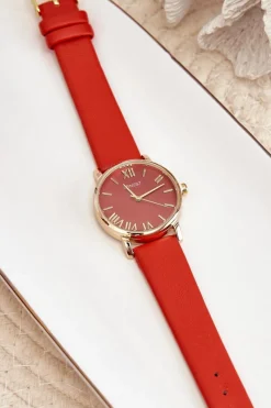 Online Ernest Damski Koralowy Zegarek E97316
