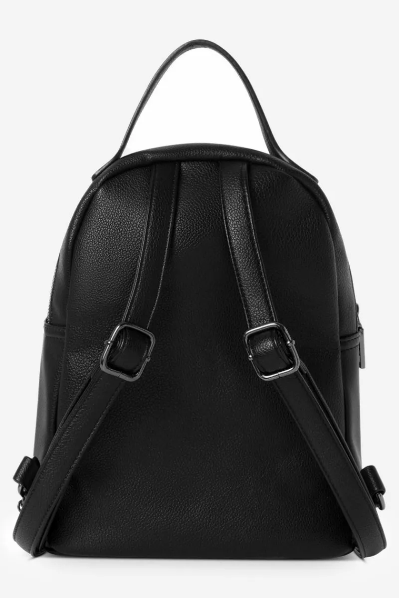 Plecaki|Torebki Nobo>Nobo Damski Mały Plecak Z Eko Skóry BAGP230-K020 Czarny