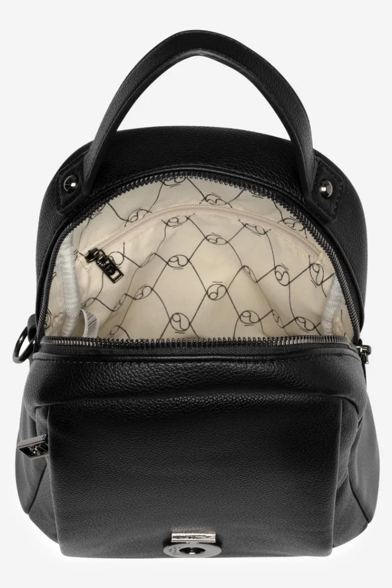 Plecaki|Torebki Nobo>Nobo Damski Mały Plecak Z Eko Skóry BAGP230-K020 Czarny