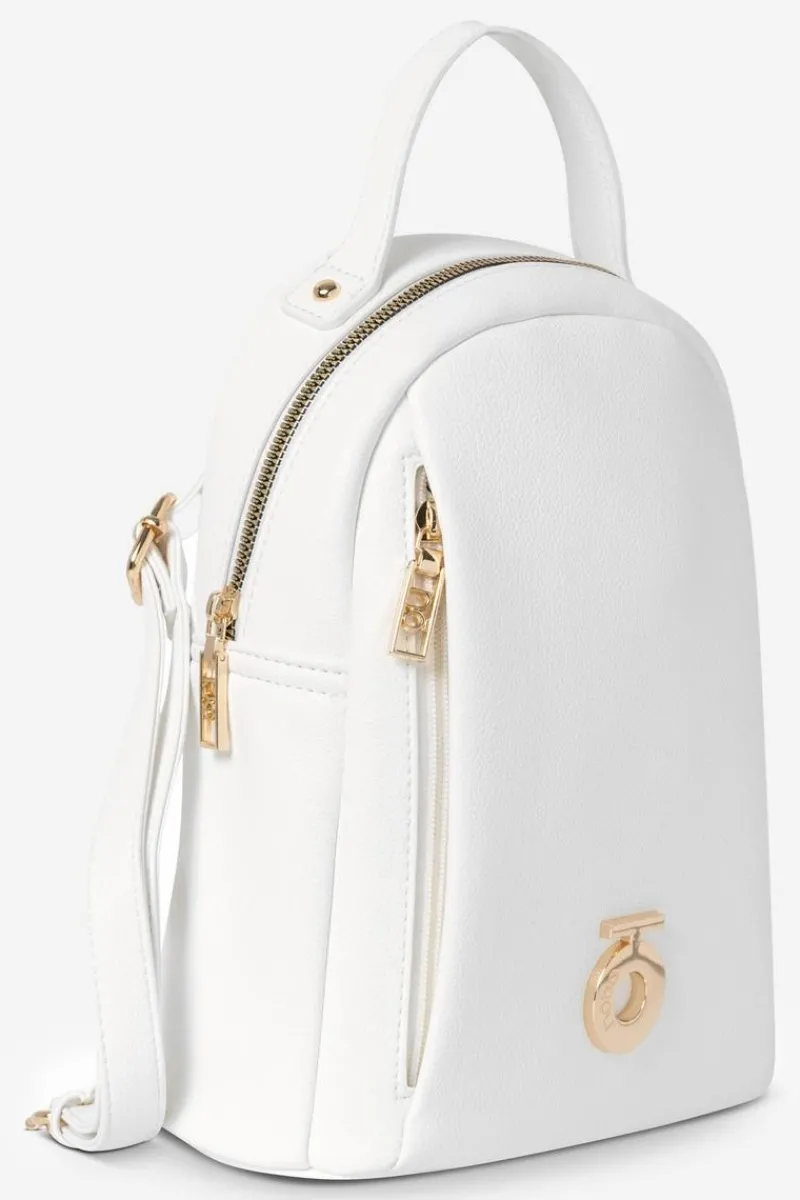 Hot Nobo Damski Mały Plecak Z Eko Skóry BAGP230-K000 Biały