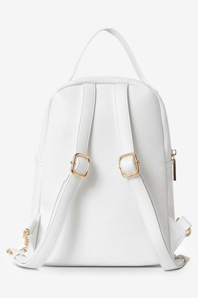 Hot Nobo Damski Mały Plecak Z Eko Skóry BAGP230-K000 Biały