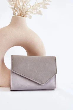 Portfele>Boto Damski Mały Portfel Na Magnes Szary Zaya
