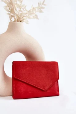 Best Damski Mały Portfel Na Magnes Czerwony Zaya Portfele
