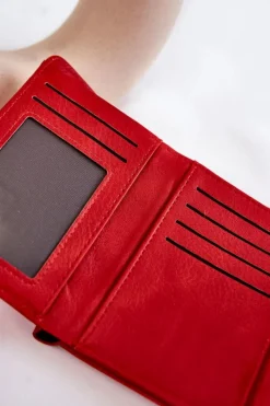 Best Damski Mały Portfel Na Magnes Czerwony Zaya Portfele