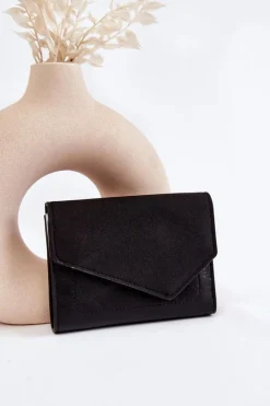 Portfele>Boto Damski Mały Portfel Na Magnes Czarny Zaya