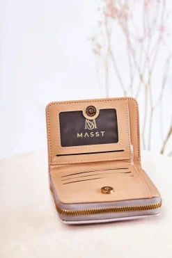 Online Boto Damski Mały Portfel Z Ozdobą Szary Sanchos