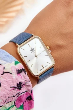 Outlet Damski Modny Zegarek Niebieski Zegarki