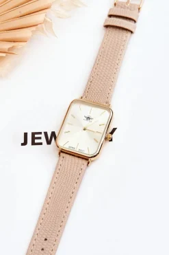 Zegarki>Michael John Damski Modny Zegarek Jasnoszary