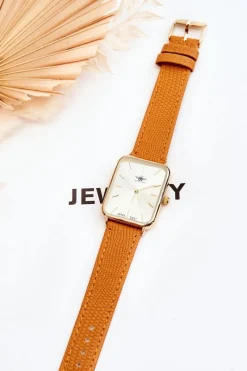 Discount Michael John Damski Modny Zegarek Camel