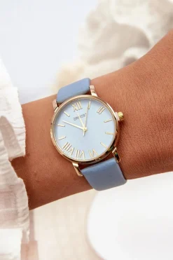 Sale Damski Niebieski Zegarek E97316 Zegarki