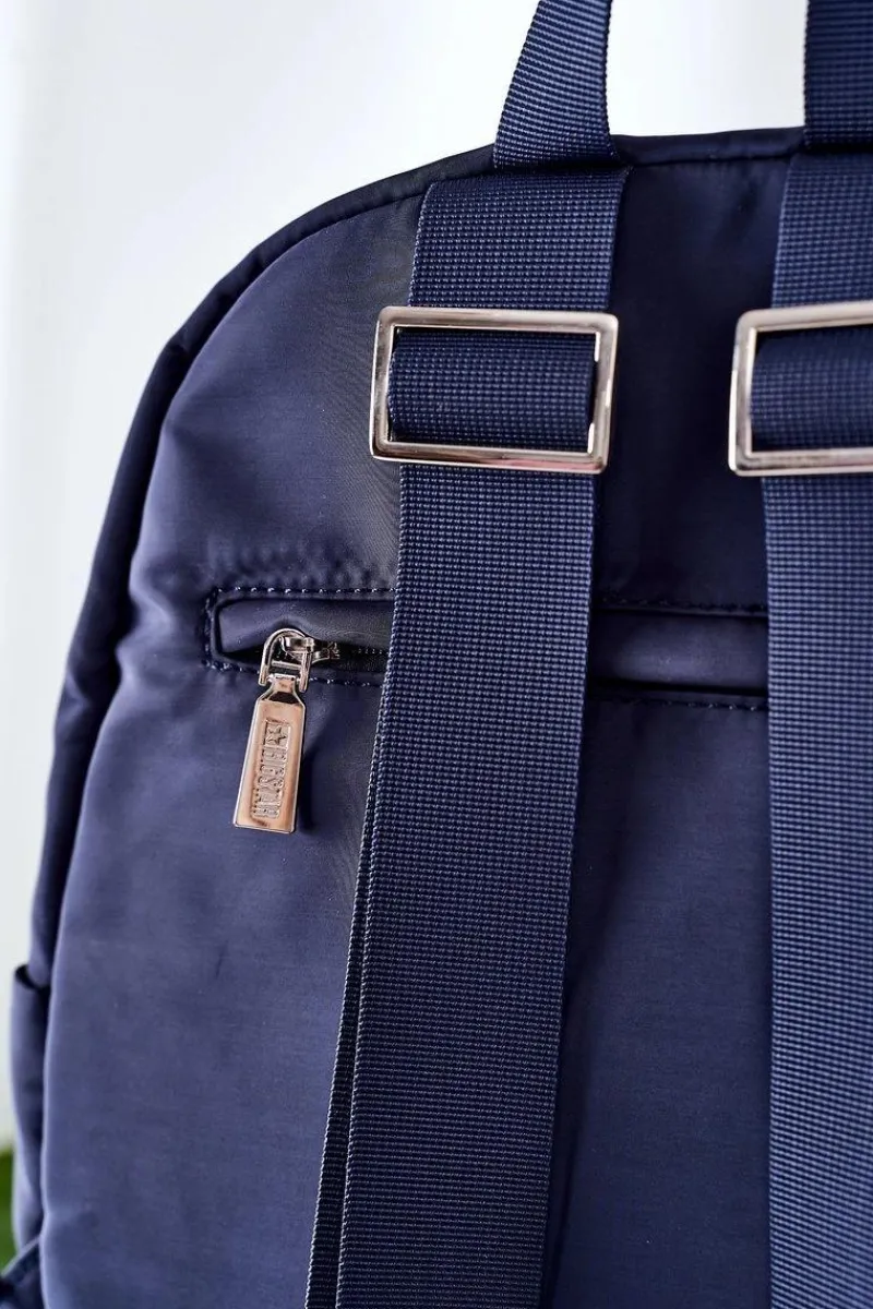 Best Damski Plecak Big Star II574043 Granatowy Plecaki