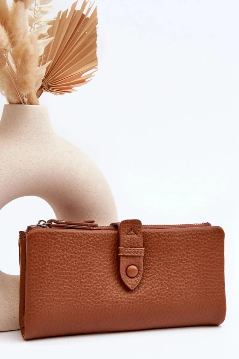 Discount Boto Damski Pojemny Portfel Brązowy Aenima