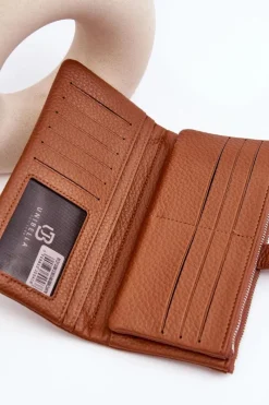 Discount Boto Damski Pojemny Portfel Brązowy Aenima