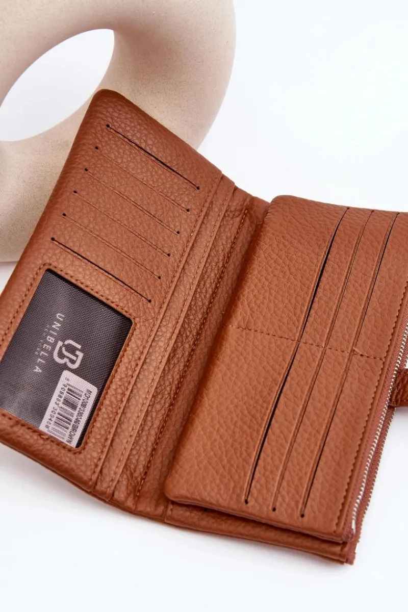 Discount Boto Damski Pojemny Portfel Brązowy Aenima