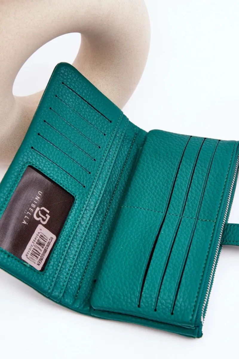 Portfele>Boto Damski Pojemny Portfel Zielony Aenima